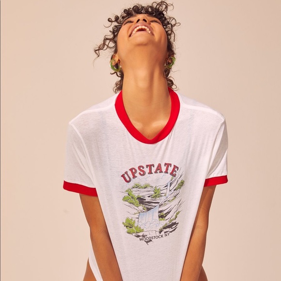 Brand new Solid & Striped crop top t shirt - Picture 3 of 4